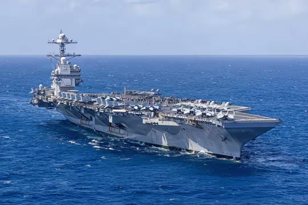 要说窝囊，没有比福特号航空母舰更窝囊的！福特号航空母舰明明是要去中东作战的，