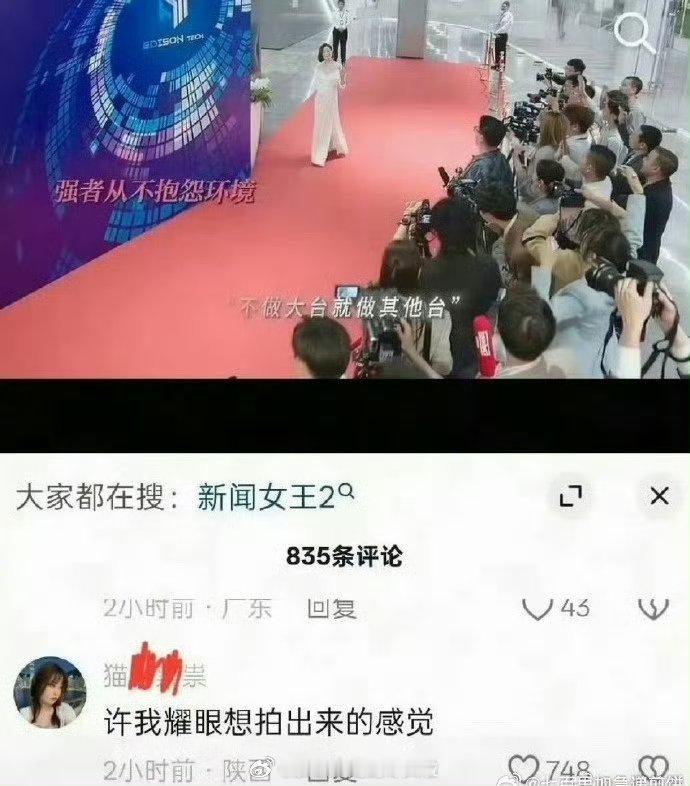 新闻女王许我耀眼新闻女王道歉网友在《新闻女王》视频评论区说是《许我耀眼》想