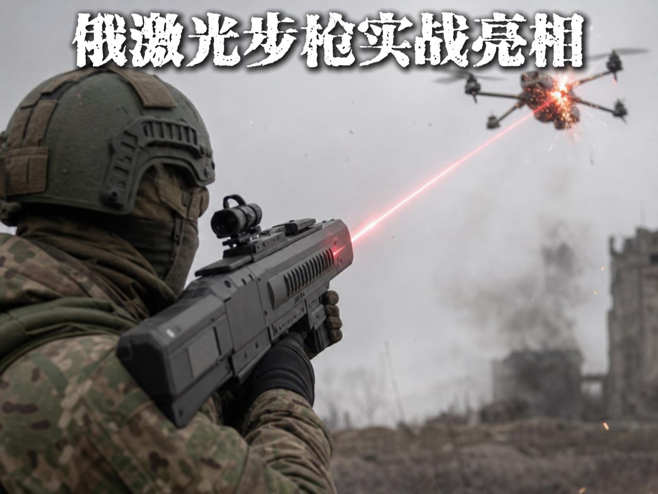俄军装备再度升级，乌克兰无人机战术，或将面临巨大挑战！一款代号为手杖的激光步