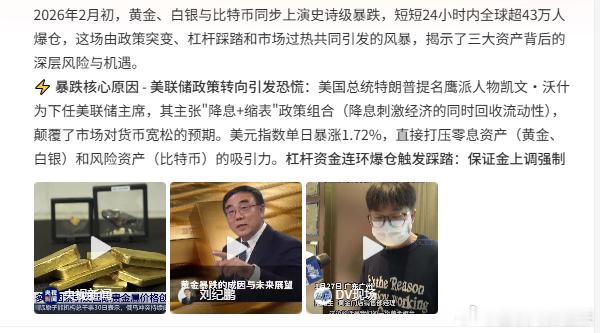 黄金白银比特币暴跌要不戒掉黄金、白银、股票，踏踏实实工作吧！