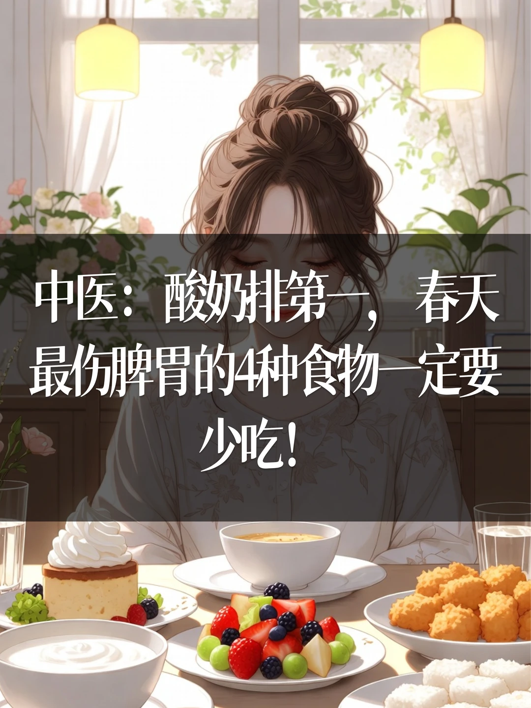 中医：酸奶排第一，最伤脾胃的食物要少吃！