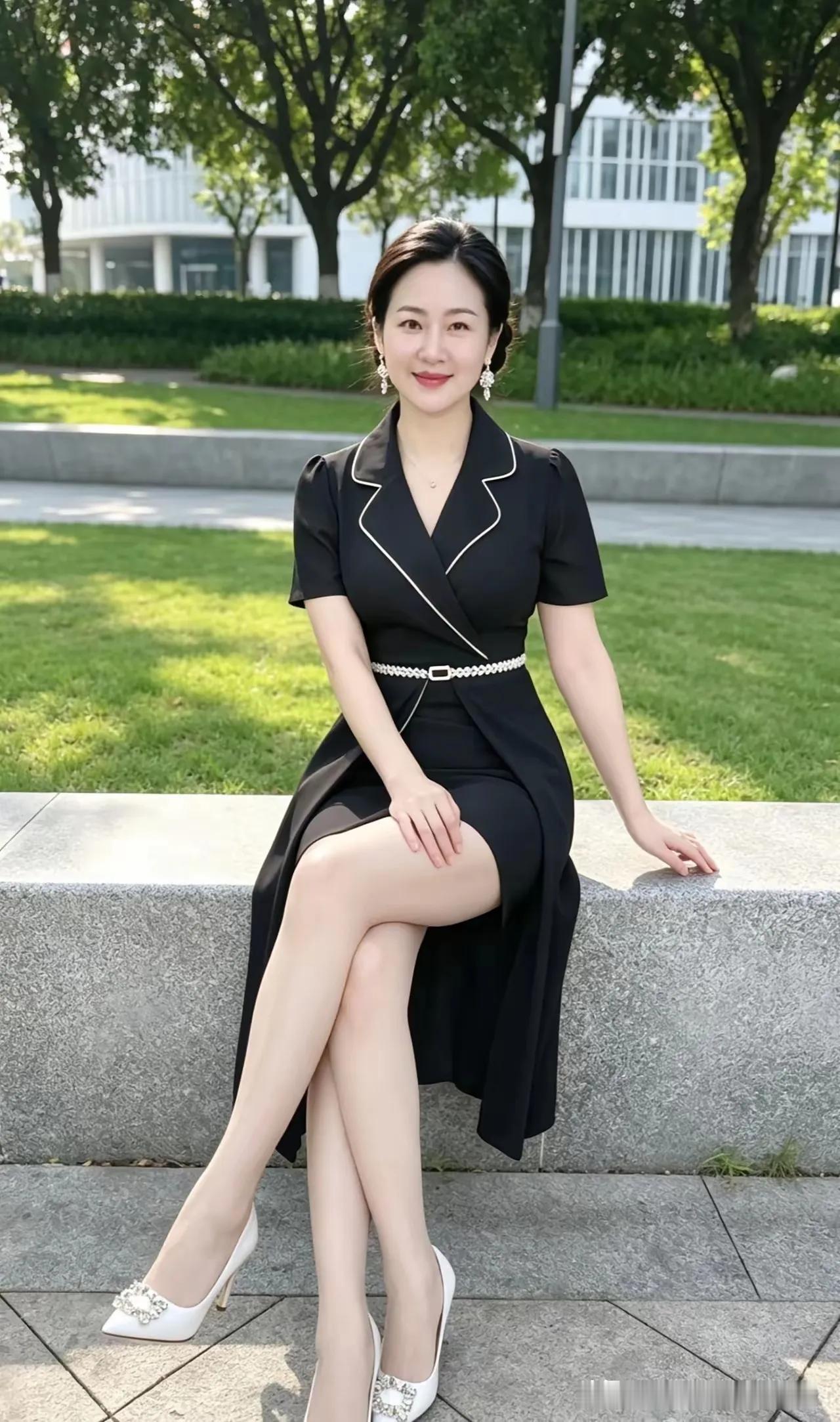 AI挥笔绘佳人，大体看着挺精神。一眼便知出纰漏，多出一腿闹笑闻！[捂脸哭]