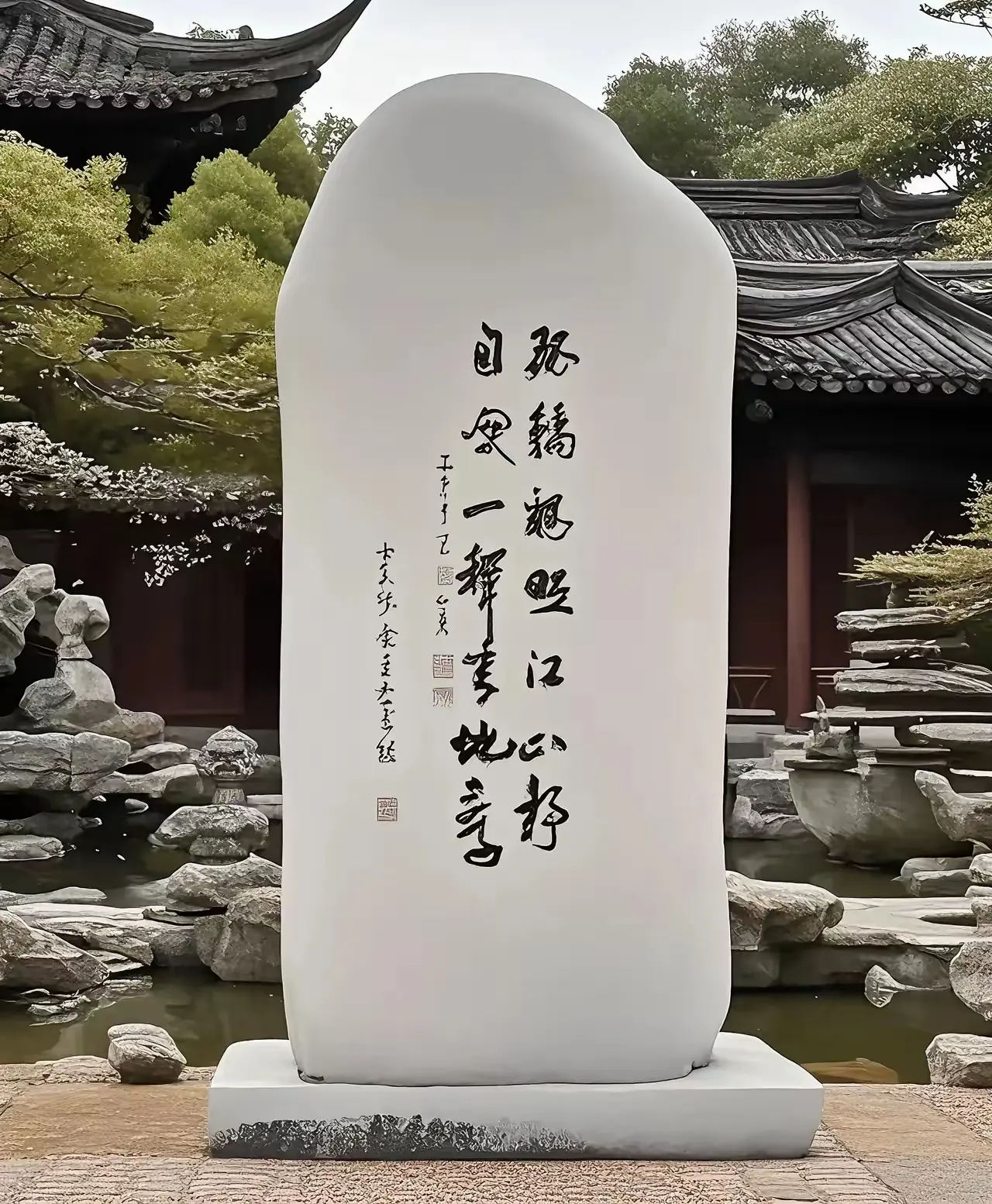 据说这石碑上的字，100人能够一眼认出来的，不超过5人！要不你也来试试
