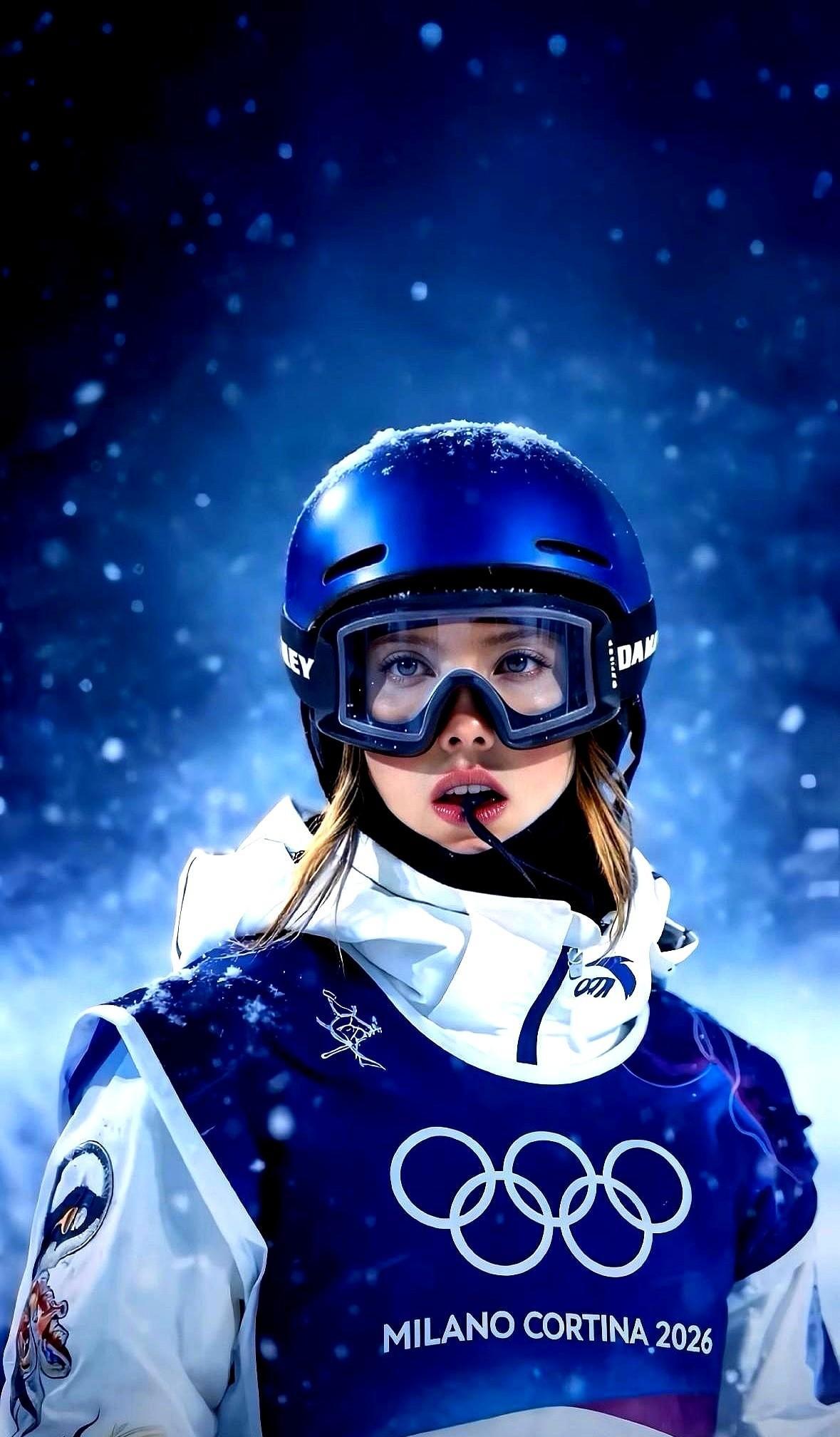 解说员看错了，谷爱凌战甲上的龙是绣上去的。金线从她肩膀爬到小腿，你甚至能看清每