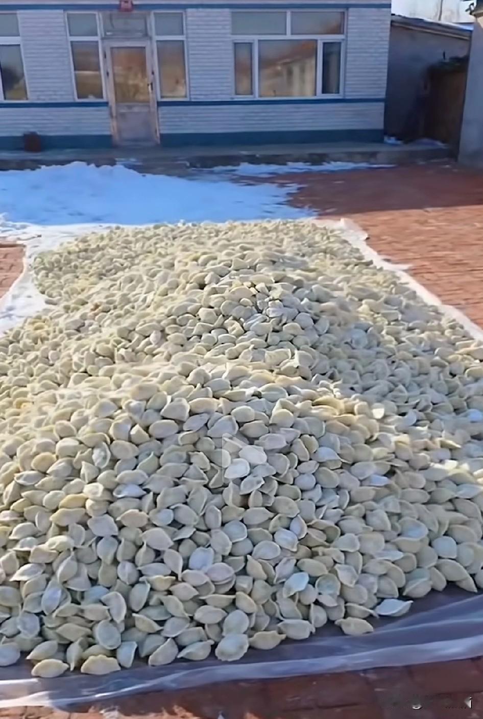 看看这大东北独特的储存饺子的方式，真是让人大开眼界。之所以家家户户都这样做，是