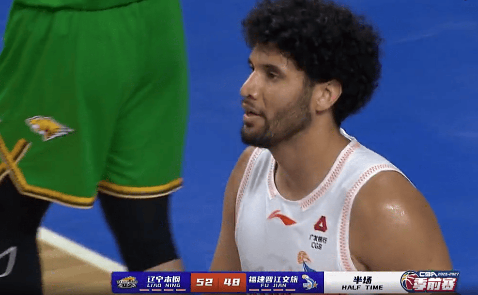 CBA季前赛: 李虎翼9分&库珀10分, 辽宁半场52-48领先福建