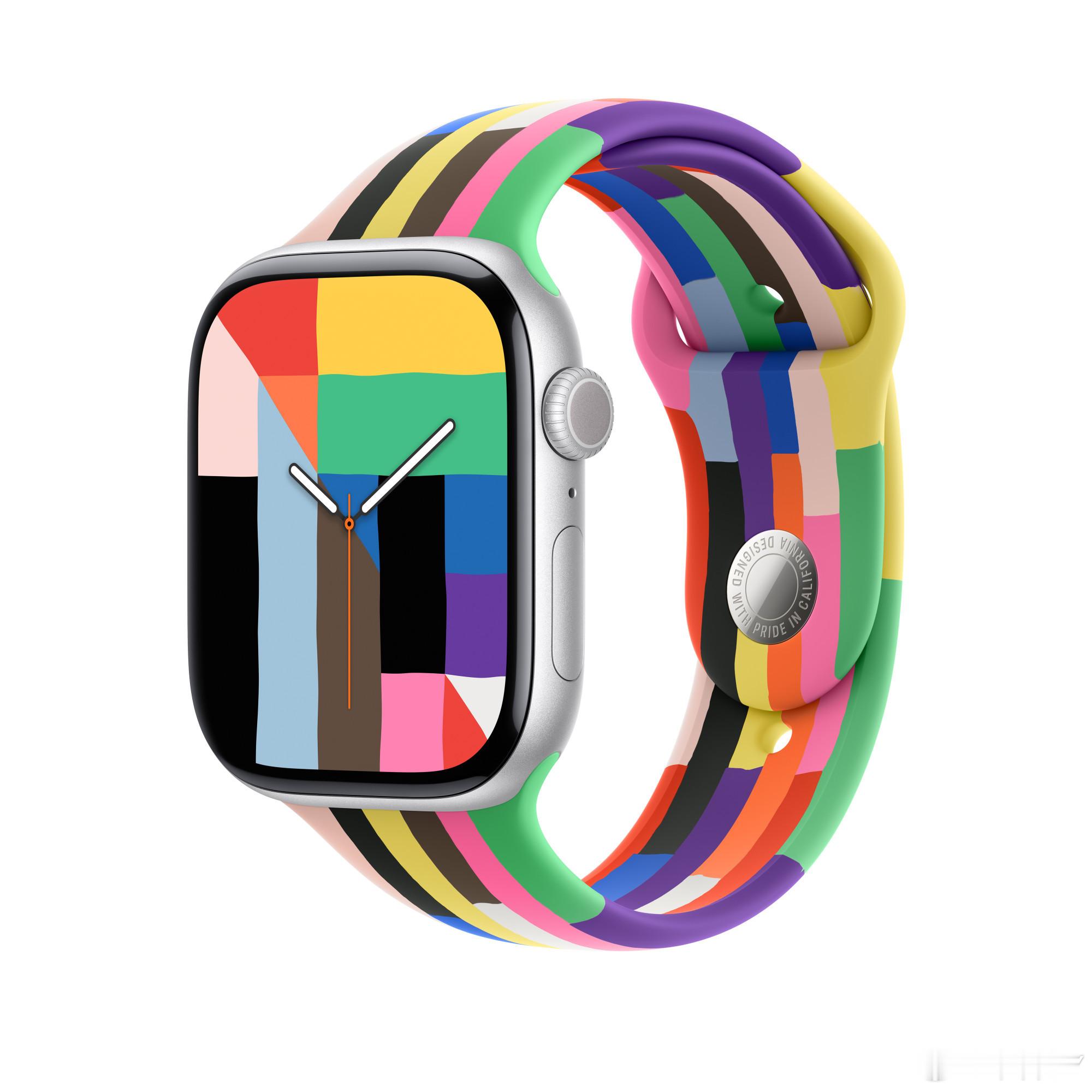 苹果发布了2025年AppleWatch骄傲表带⌚️其售价为49美