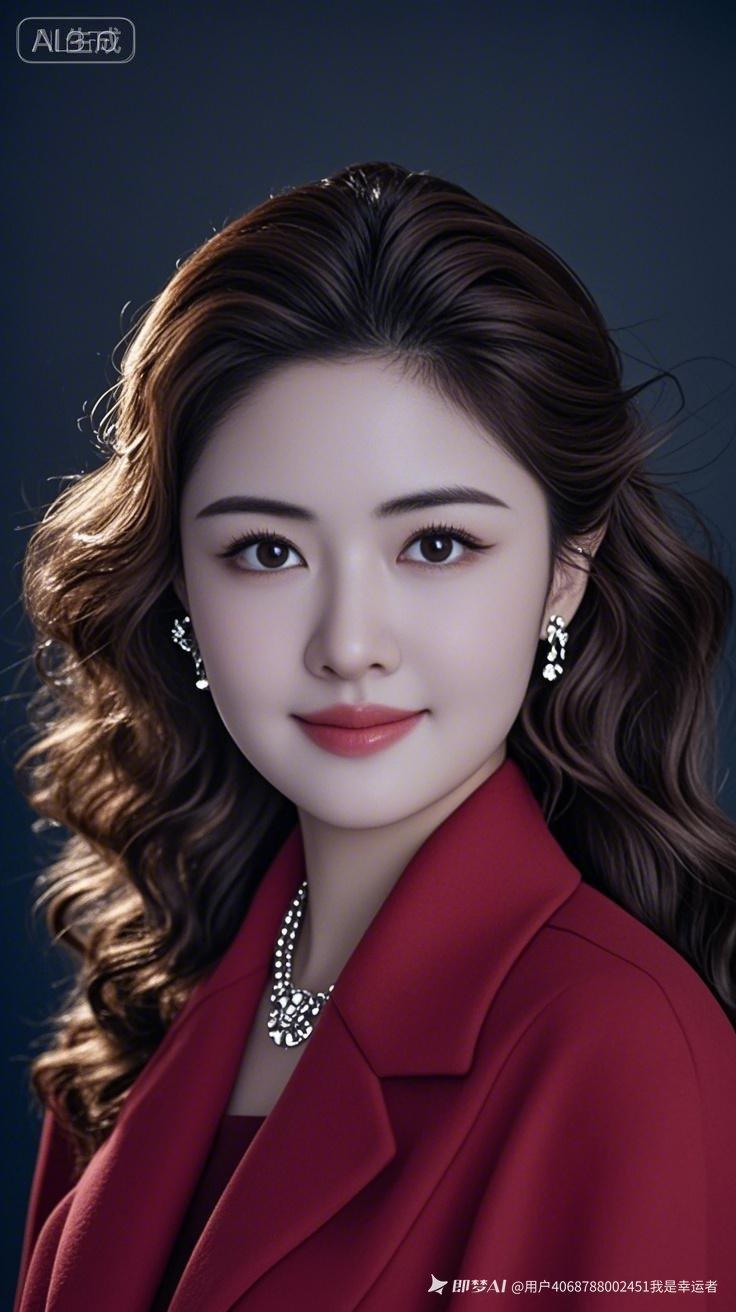 优雅红衣女郎，闪耀珠宝配饰，尽显时尚魅力！💄✨