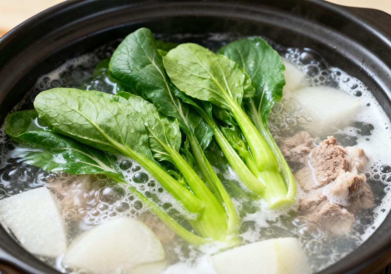 【午餐：砂锅中的一锅鲜】