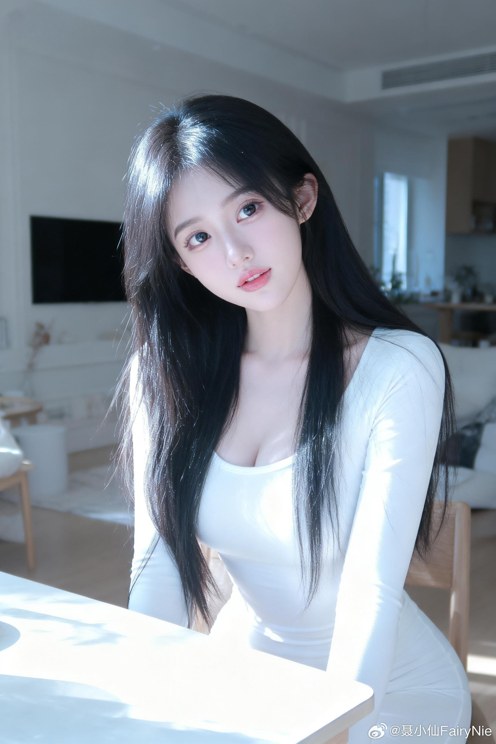 没办法，第一眼就爱上的清冷感长发！少女感十足，氛围感没谁了！爱了爱了！行摄漫记聂