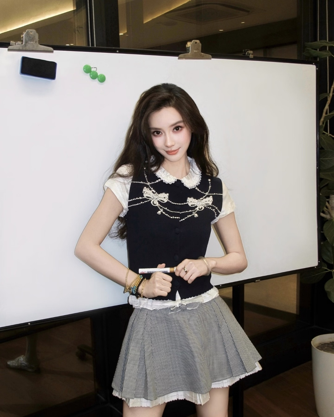 Angelababy学姐你太美好了想要认识漂亮学姐啊，是最近超级宠粉的baby