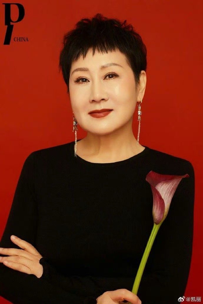 张凯丽大女主气场张凯丽这套图让人看到年龄的另一种可能，不是衰退是沉淀。笑纹里