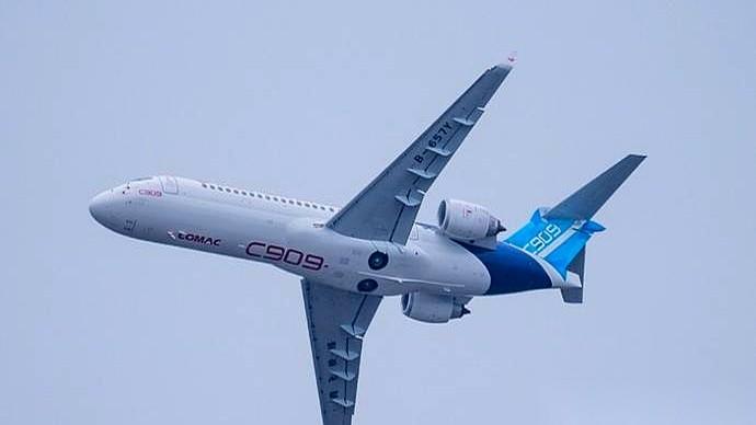 C909，已经交付了174架。很多人对这个数字没概念。我给你翻译翻译。这意味