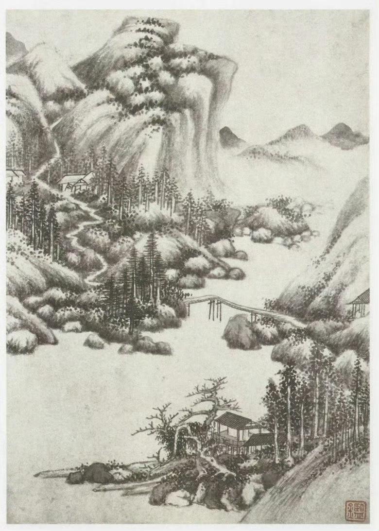 【清初山水第一范本：王时敏与他的六家山水册】在中国山水画史上，“仿古”二字分