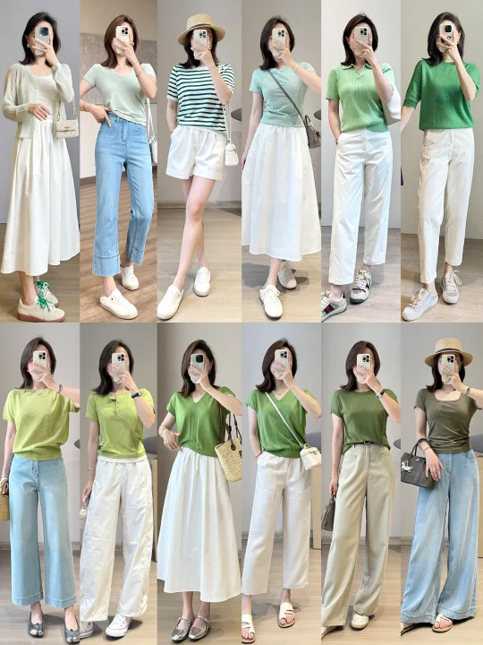 OOTD | 简单干净的植物系穿搭清爽入夏🌳