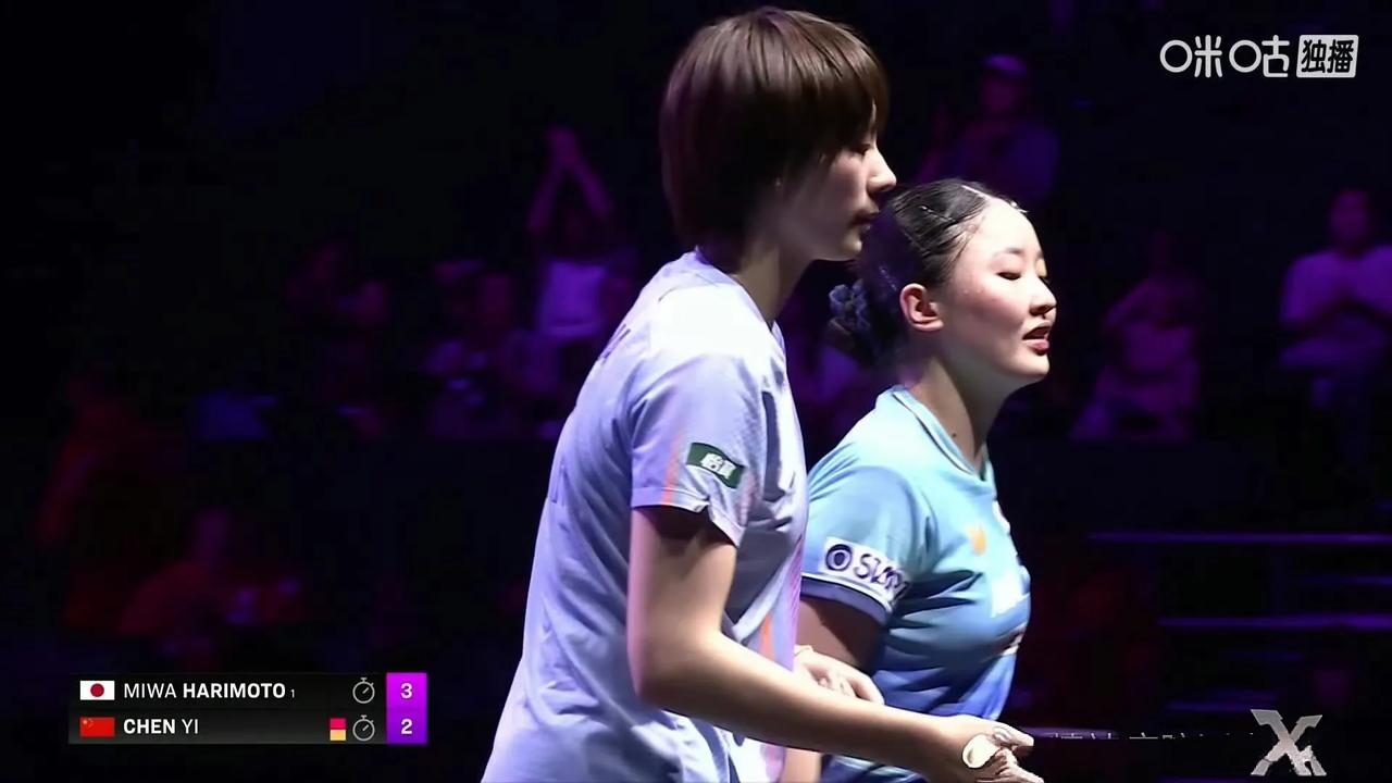 【陈熠发挥得已经很好，但张本美和赢在她更有一股狠劲】陈熠正手打出了高质量，而且稳