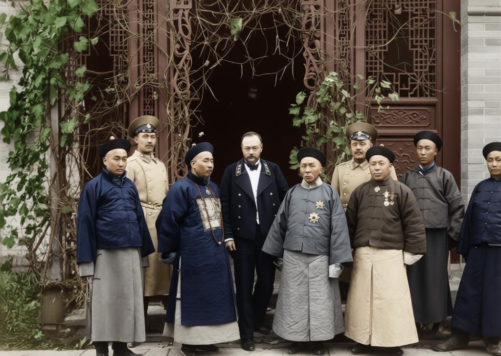 1908年，法国驻成都领事韦礼德到任不久，时任四川总督赵尔巽亲自接见，现场还有德