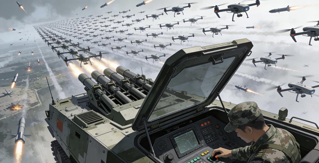 不是科幻！央视公开中国“钢铁蜂群”实战画面战场规则，彻底改写！2026年3