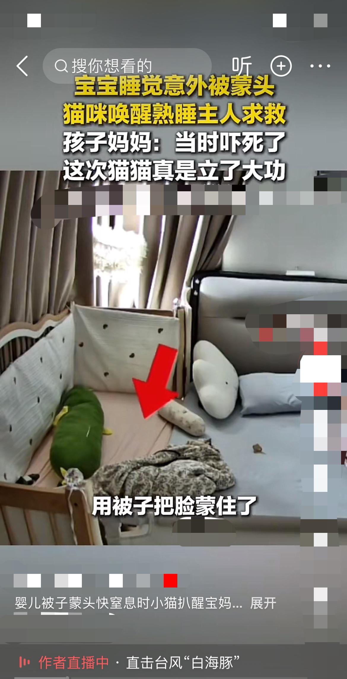 “要不是我家猫扒我，我可能永远醒不过来救孩子了！”在山东临沂，那天宝妈忙到后