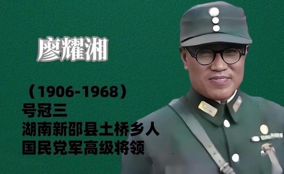 廖耀湘是国军中比较特别的一位将领，他是少数留过洋的黄埔生，先后参加过淞...