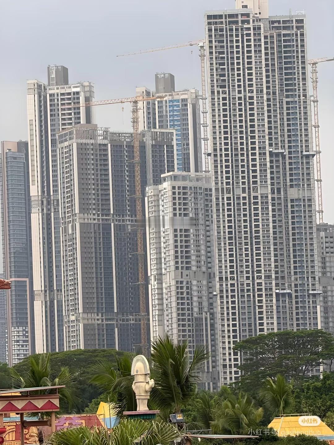 深圳绿景白石洲，全国最高的住宅楼之一​​​