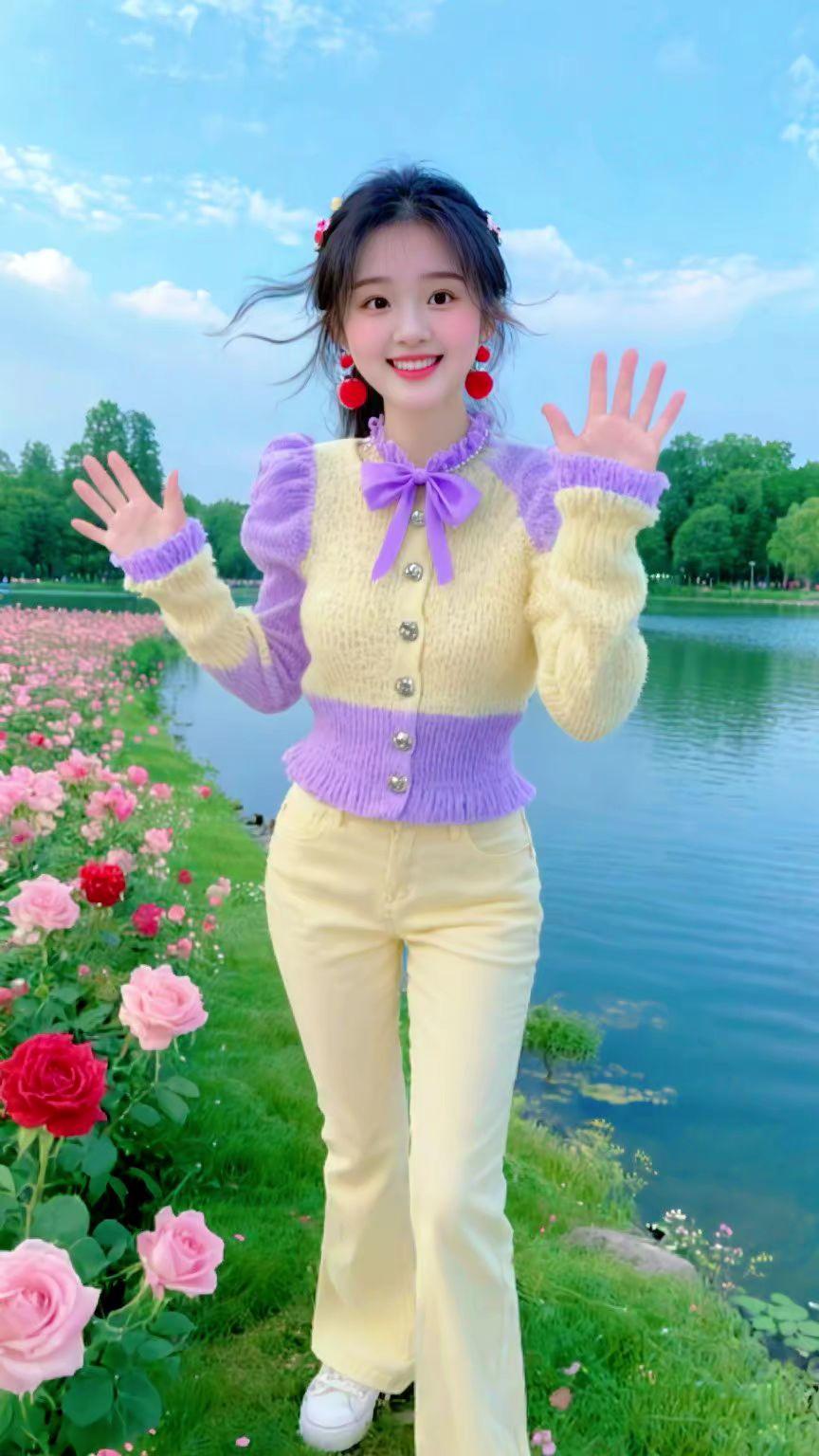 好美的背景河边照照好美的花