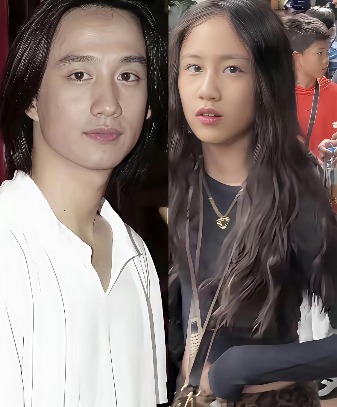 黄磊的两个女儿个个貌美如花，全都中了基因彩票！大女儿像妈，小女儿像爸，竟一个比一