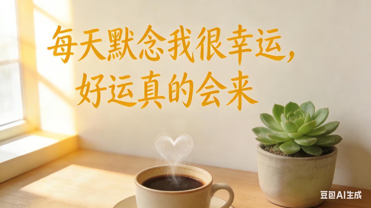 每天默念“我很幸运”，好运真的会来！人到四五十、六七十，日子安稳，却总被莫名