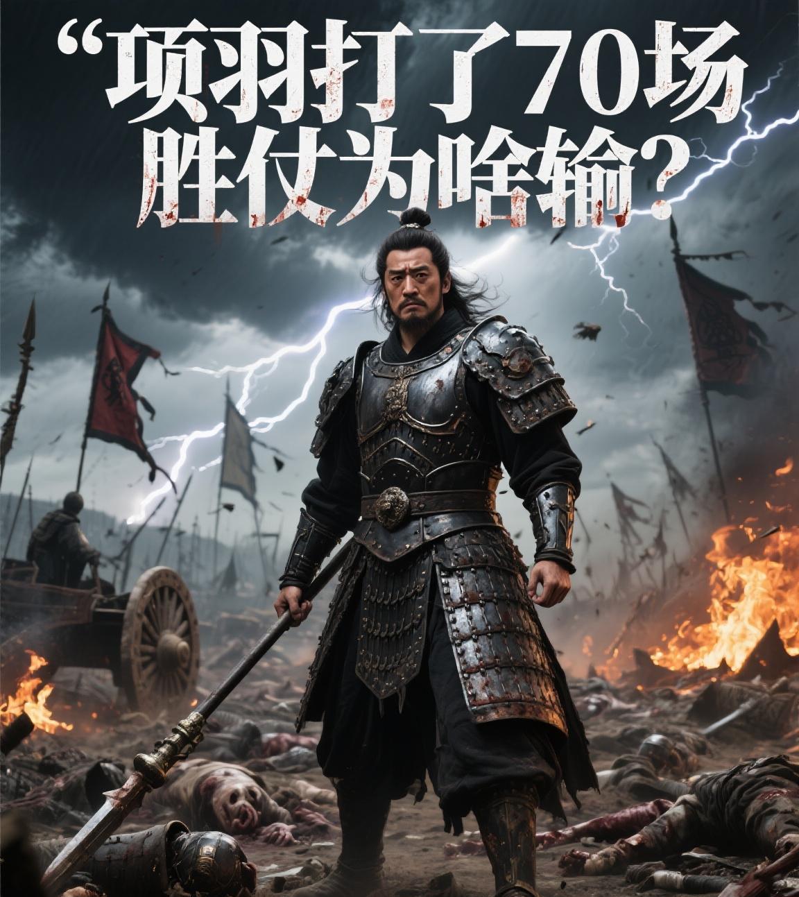 为什么项羽一直在赢，但是最终却输给了刘邦啊？“力拔山兮气盖世”的西楚霸王，一生