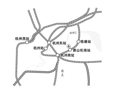 杭州火车西站明年8月开通!