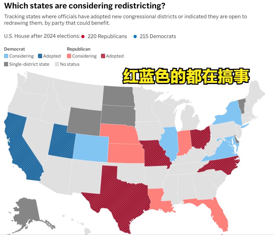 两党都想翻转，无论是9还是6！美国众议院共有435个席位。目前共和党占据220