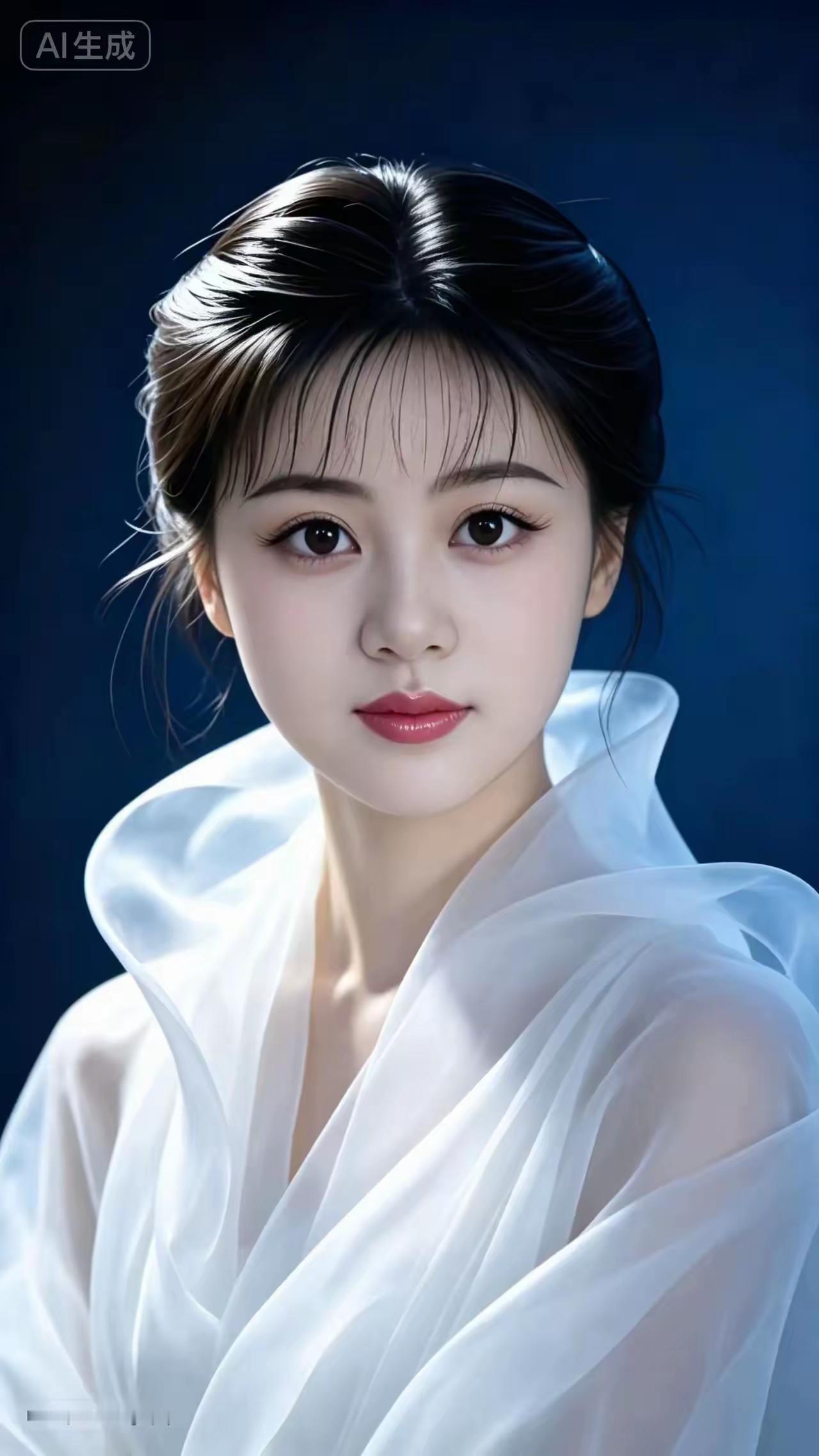 这姑娘穿得真像古装美人。