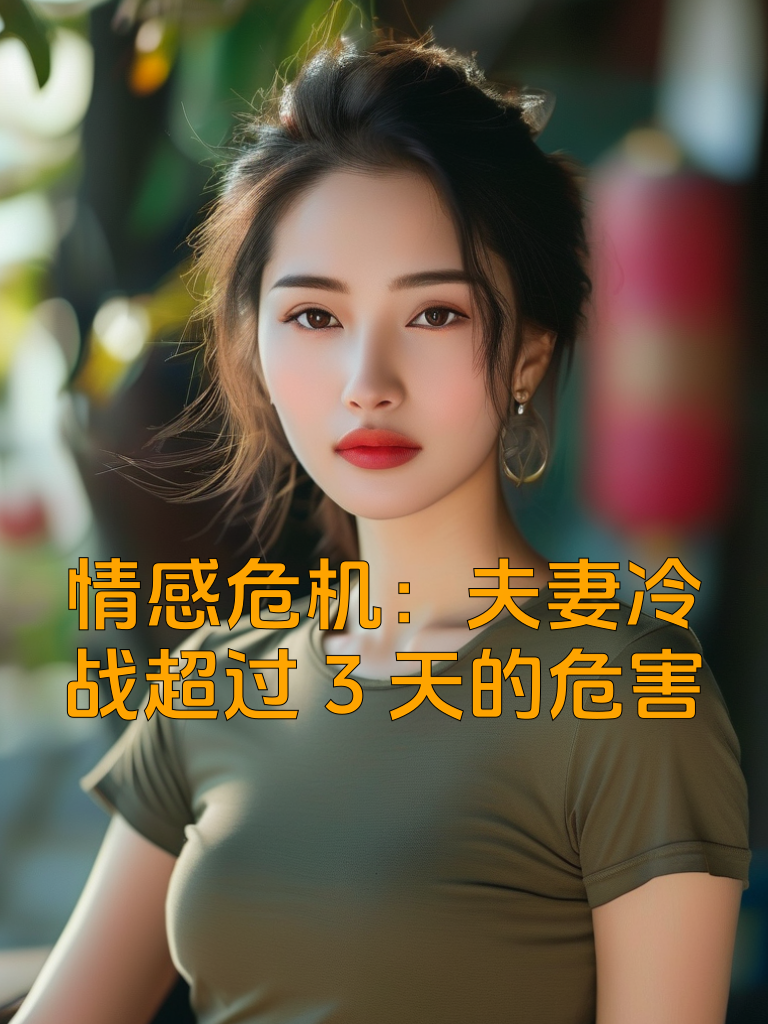 情感危机：夫妻冷战超过3天的危害