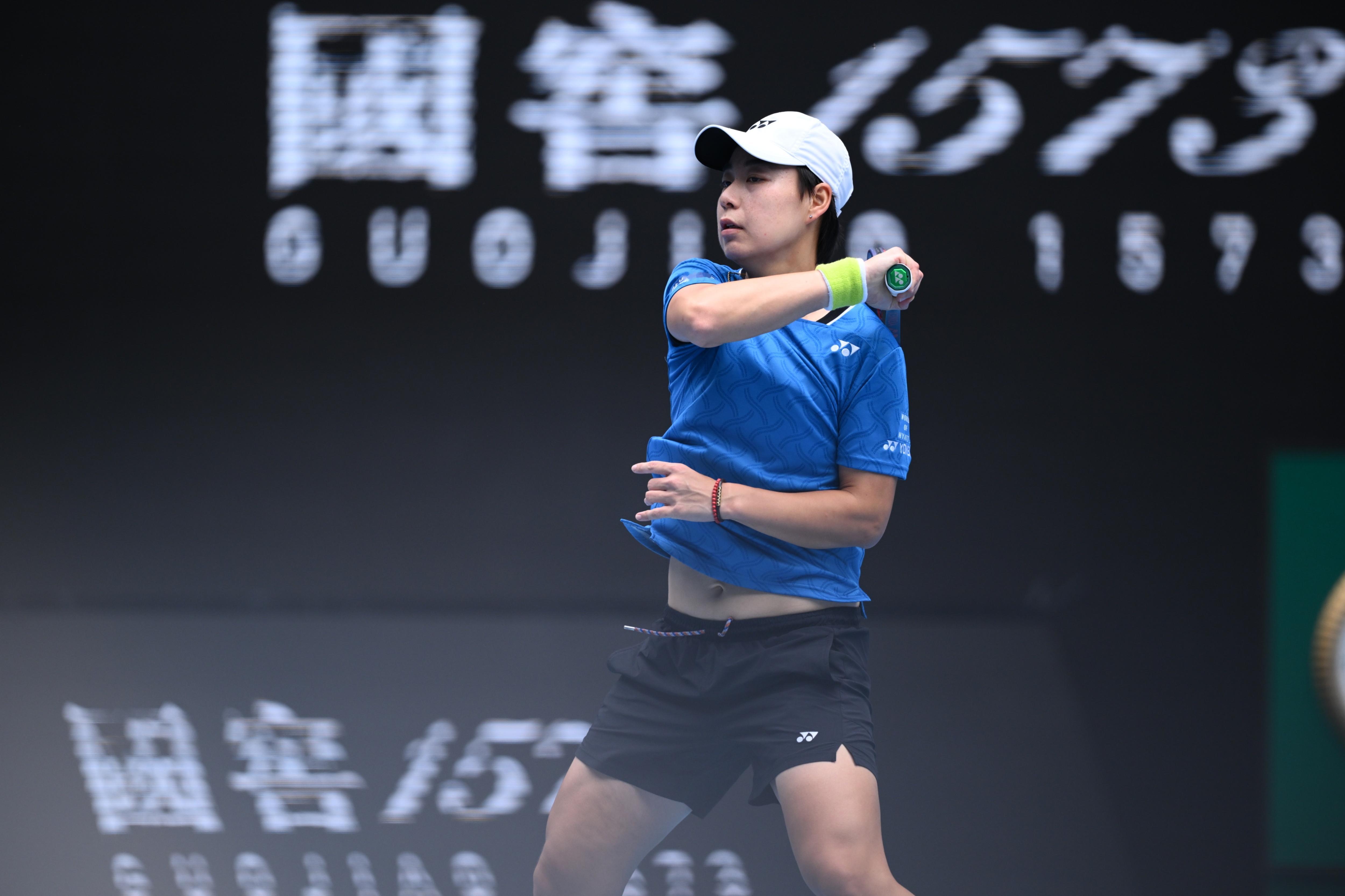 白卓璇0比2萨巴伦卡白卓璇无缘澳网32强2026澳网女单第二轮，挑战世界第一