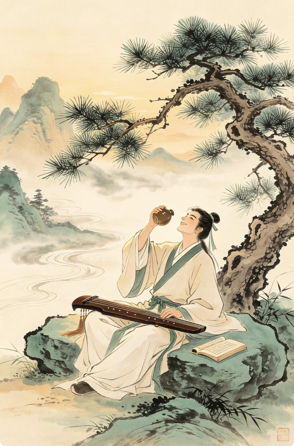 “羊草口”为善从道家讲，羊低头吃草，就是善——因为羊天生吃草，依天性活着，就是