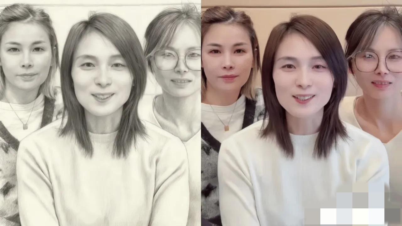 看到谢浩男带着海军挣的盆满钵满！瑾汐三姐妹学聪明了，终于合体同框了，她们