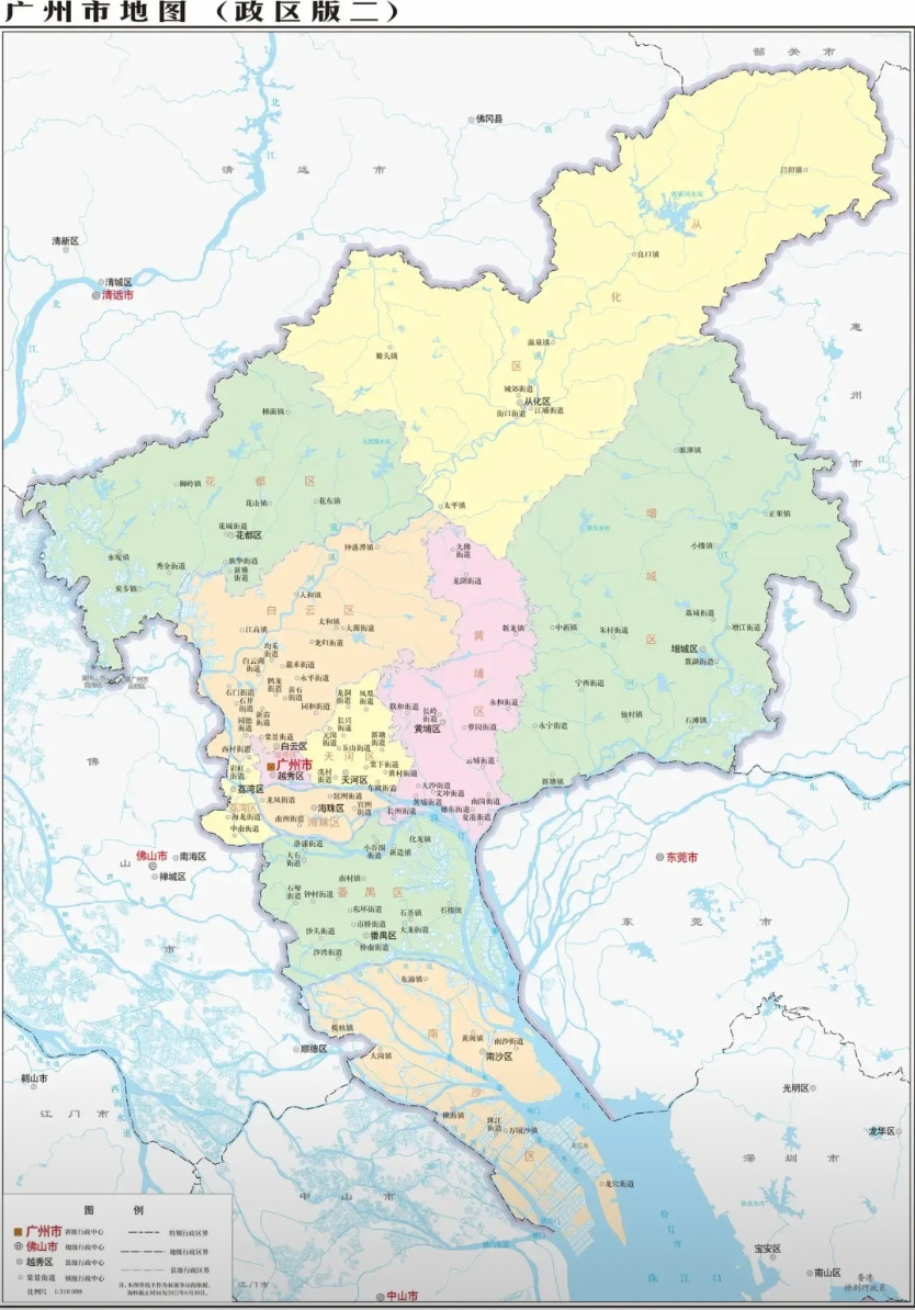 南沙充其量就是广州一块在海边的“飞地”。毕竟南沙区离市中心四五十公里，太远了。它