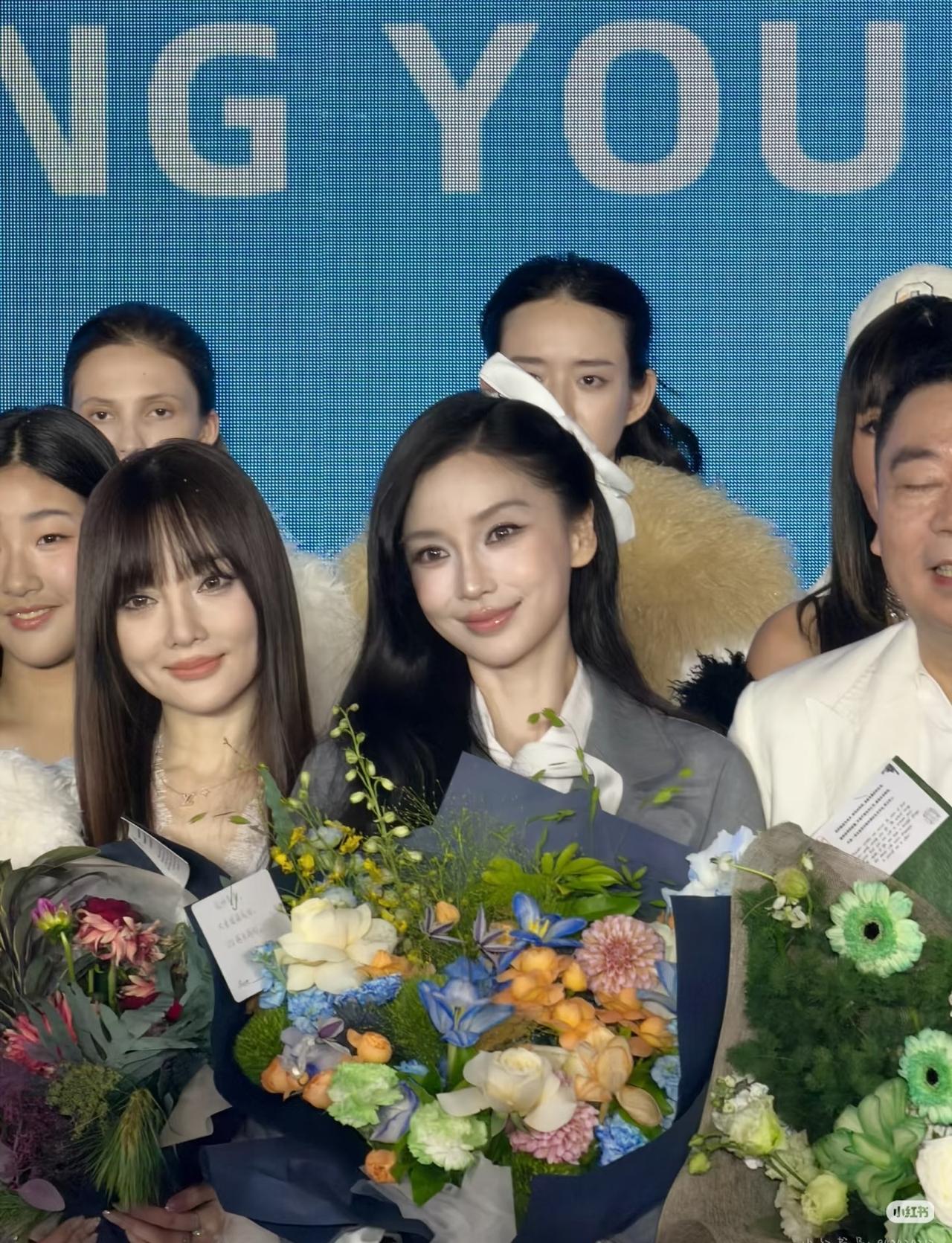 angelababy看秀完全生图女王来的angelababy​​​