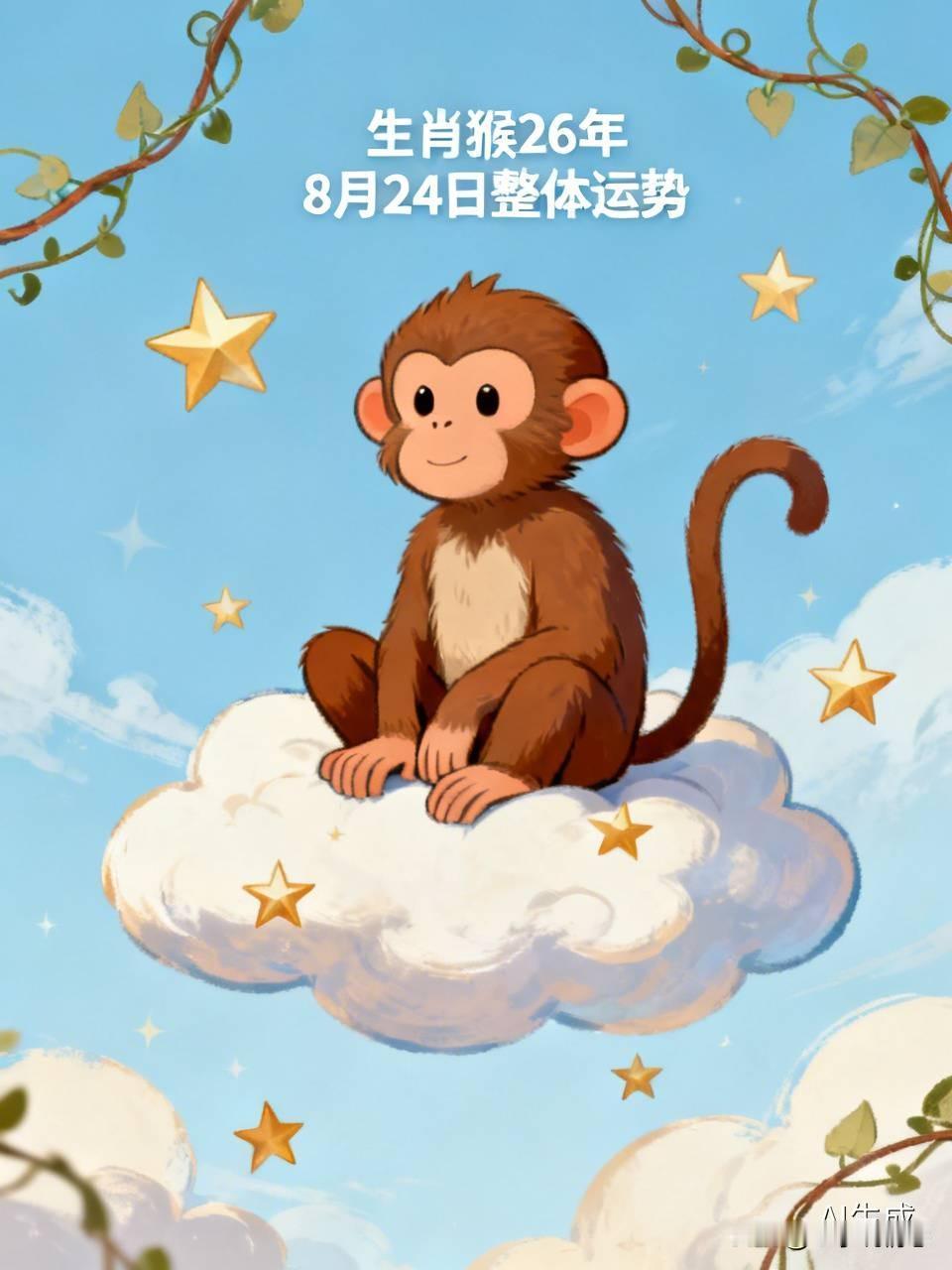 8月24日，对生肖猴来说是个关键节点。属猴人头脑聪慧、思维灵活，待人真诚还能扛事