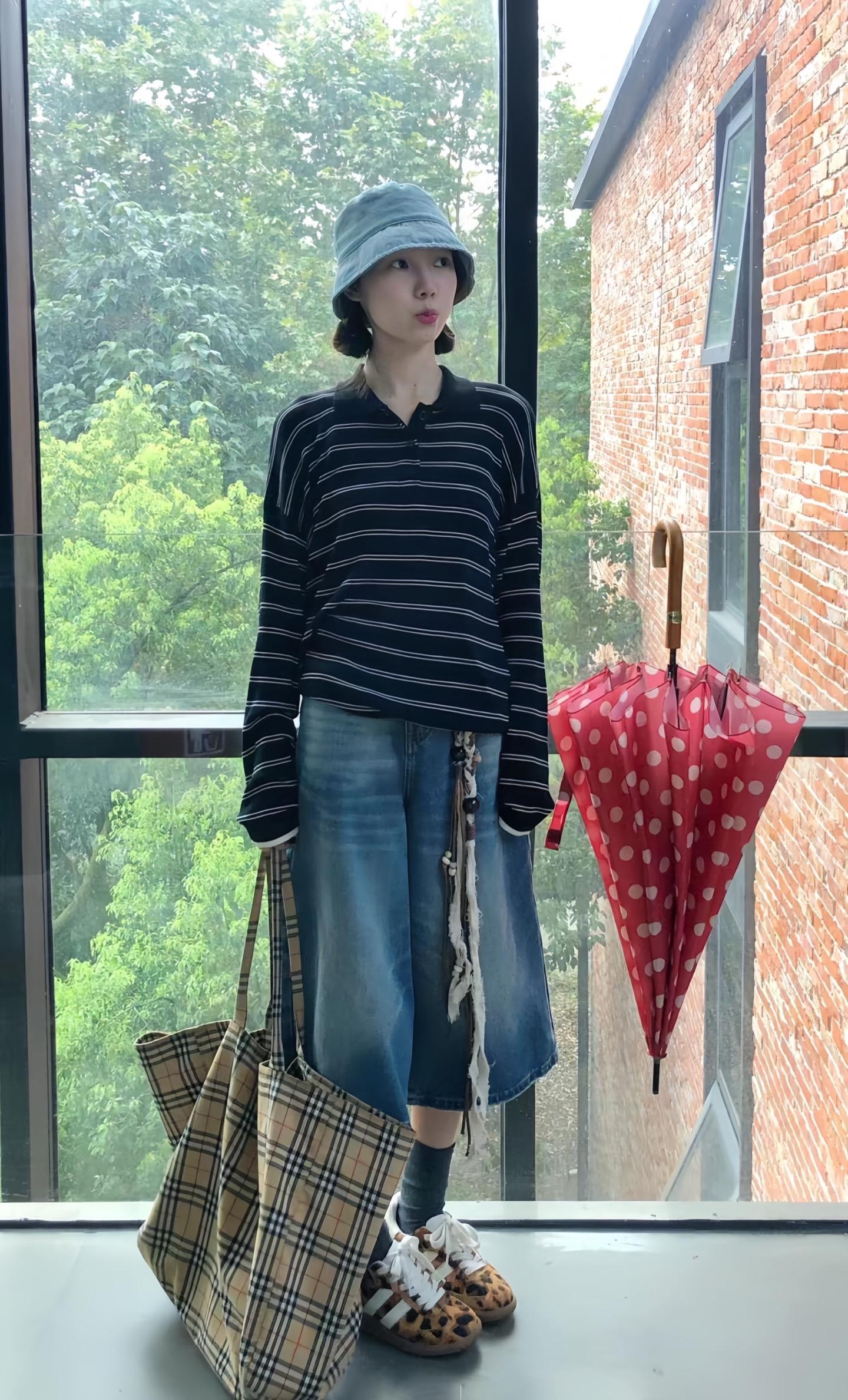 秋季穿搭 早秋韩系氛围感穿搭 慵懒风穿搭 早秋松弛感穿搭