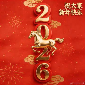 保持热爱，共赴山海。新年快乐。