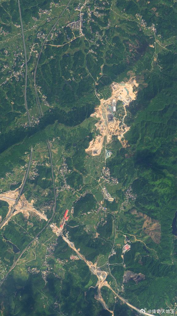 平陆运河！劈山开道！长度6.5公里！越岭通航！最大开挖高度188米！​