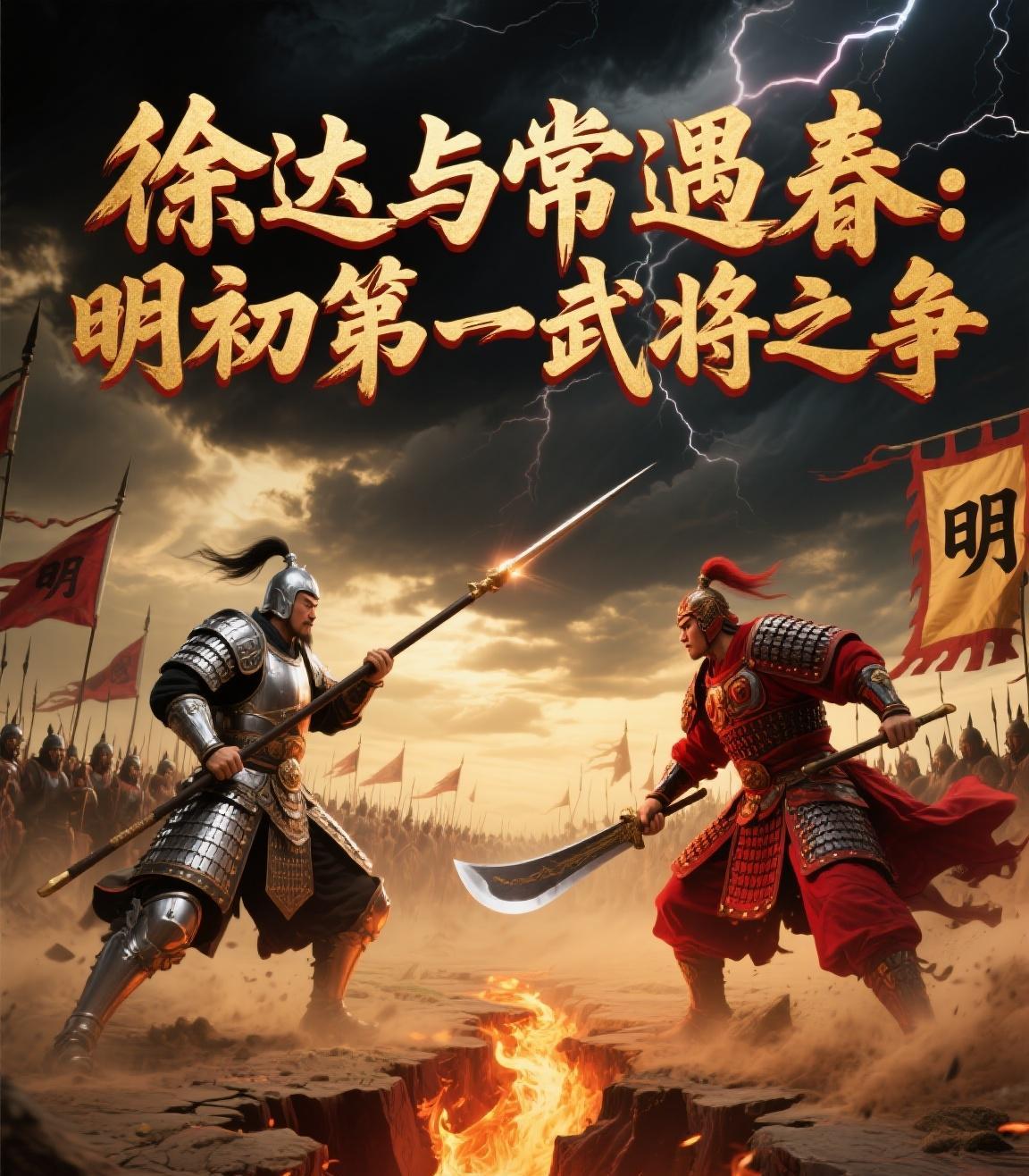 朱元璋的“双王牌”：徐达和常遇春，谁才是大明最不可替代的武将？最近翻《明史》，