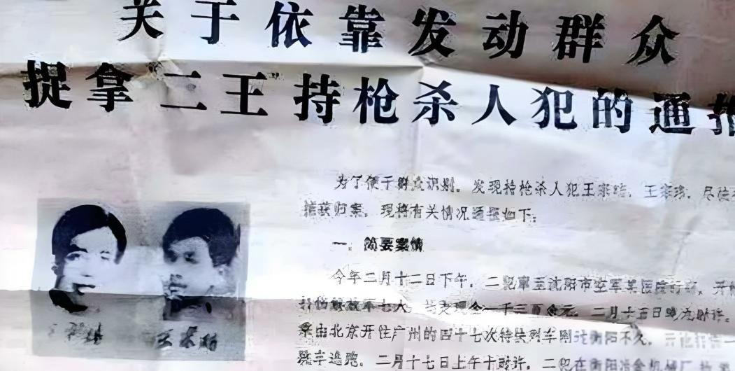 今天要说的这个案子，有点特殊。它跟当时全国追捕的“东北二王”案子有关，但又完全是