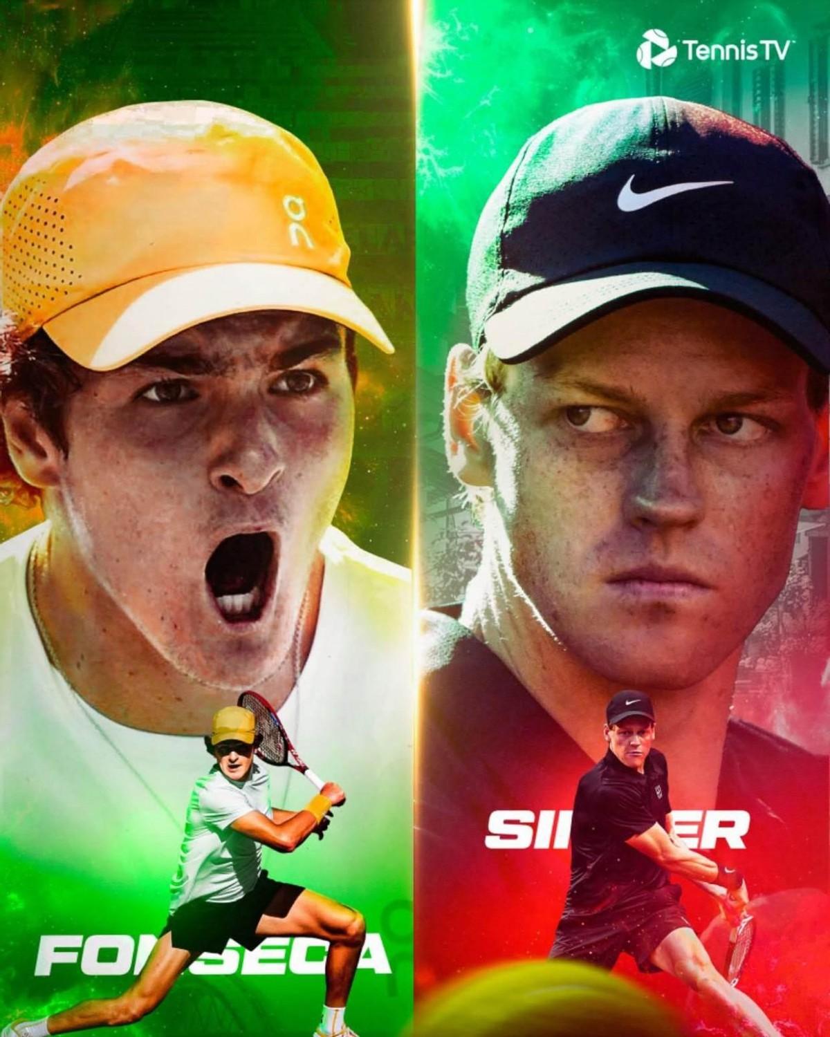 辛纳和兹维列夫赢了，意料之中。阿利亚西姆和菲斯晋级了，黑人球员的胜利。丰塞卡击败