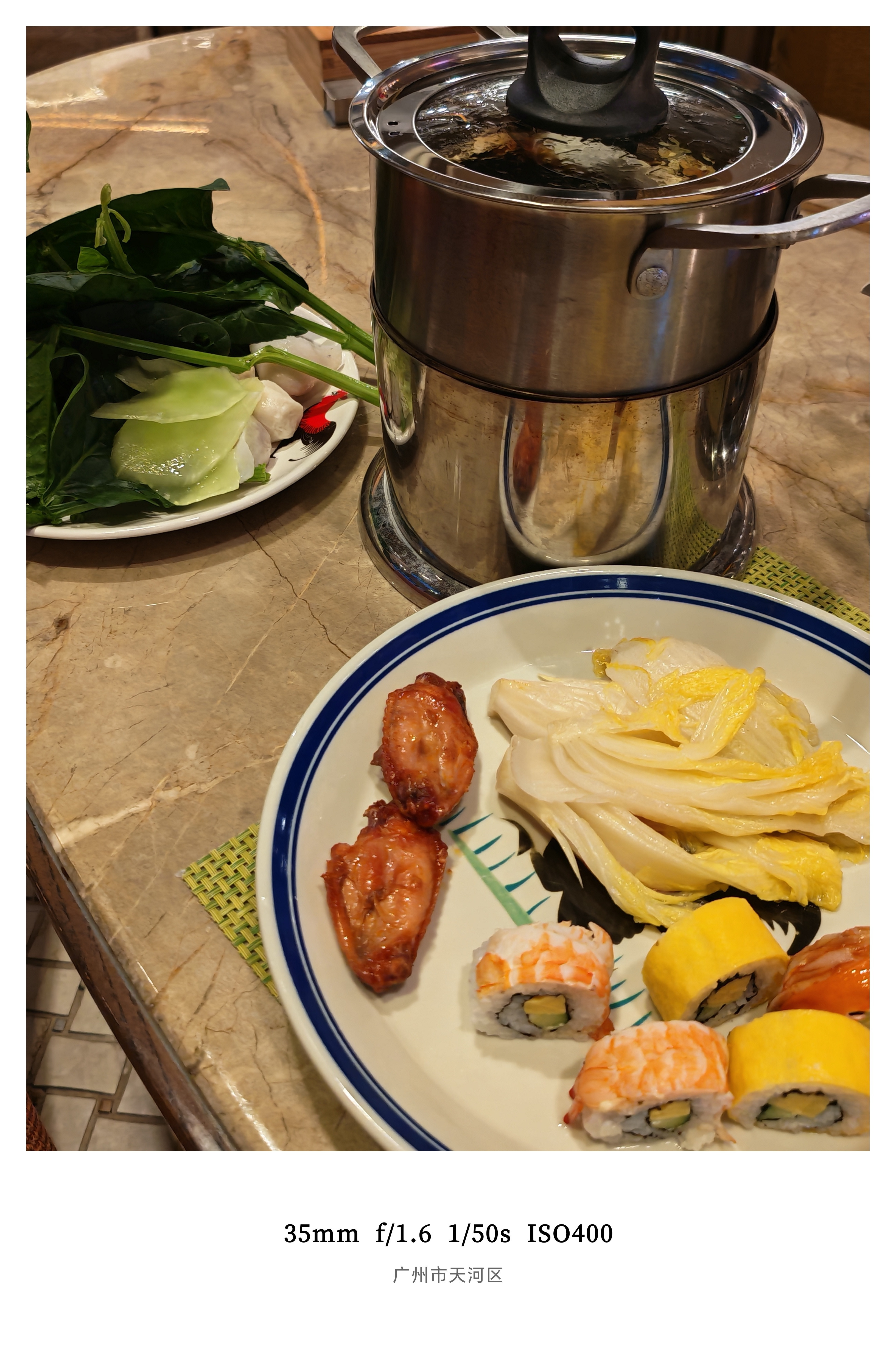 今天的干净饮食有点复杂现在酒店的自助餐都不提供白米饭只能整点寿司充数了