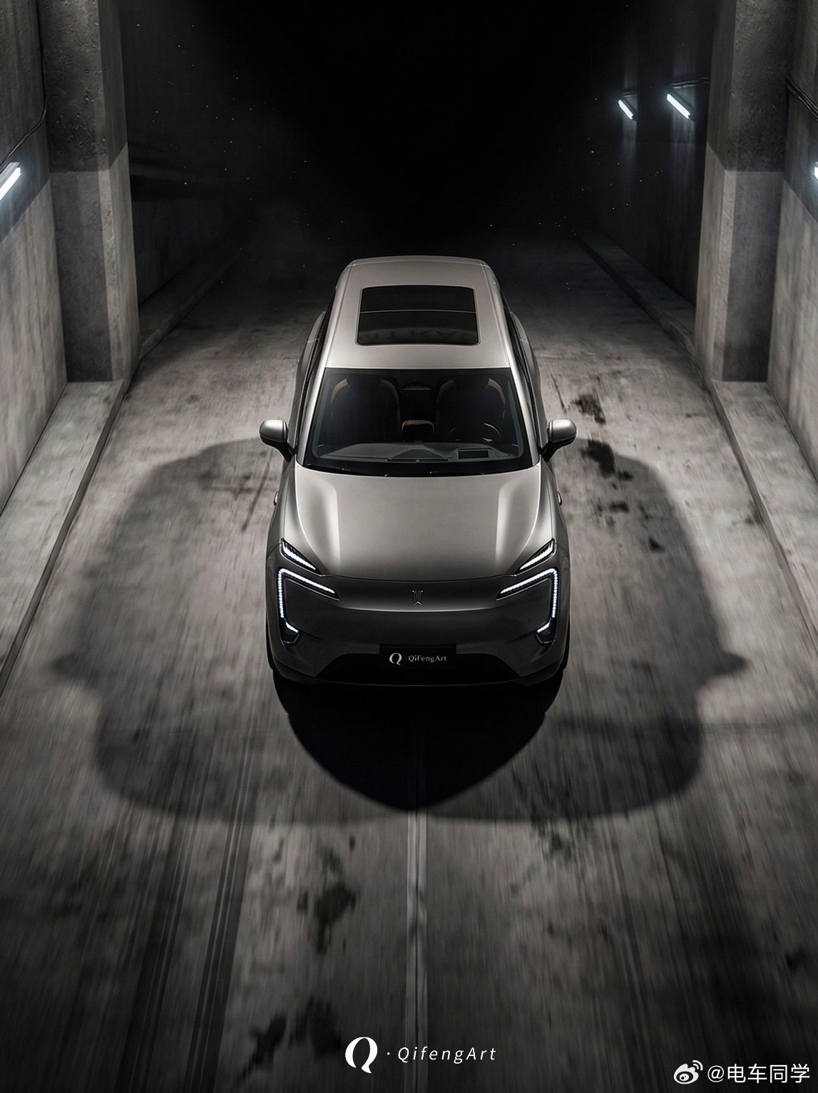 阿维塔六座旗舰SUV设计猜想图，产品今年上市，搭载华为乾昆智驾、800V平台、麒