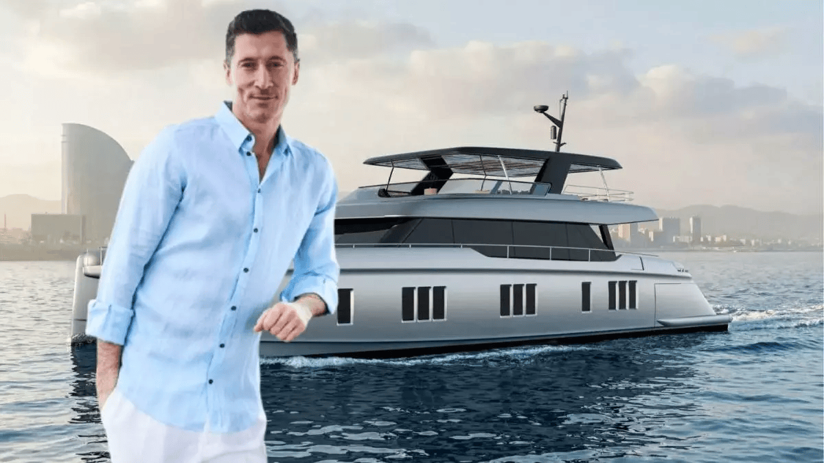 每体: 莱万进军游艇行业, 花费超800万欧购入一艘豪华游艇