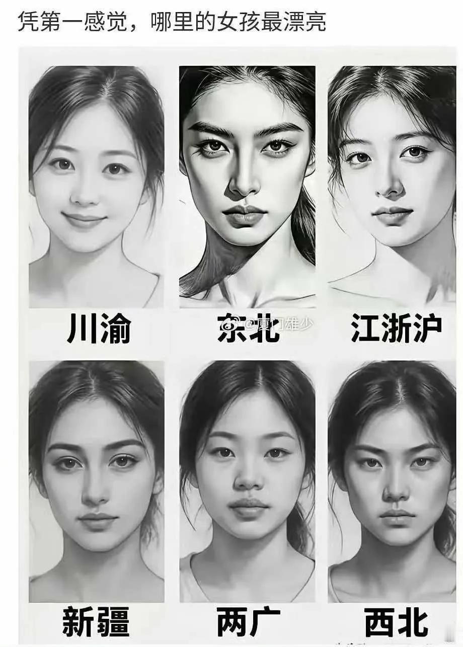 山东女生颜值全国第一，在我心中毫无争议。​​​
