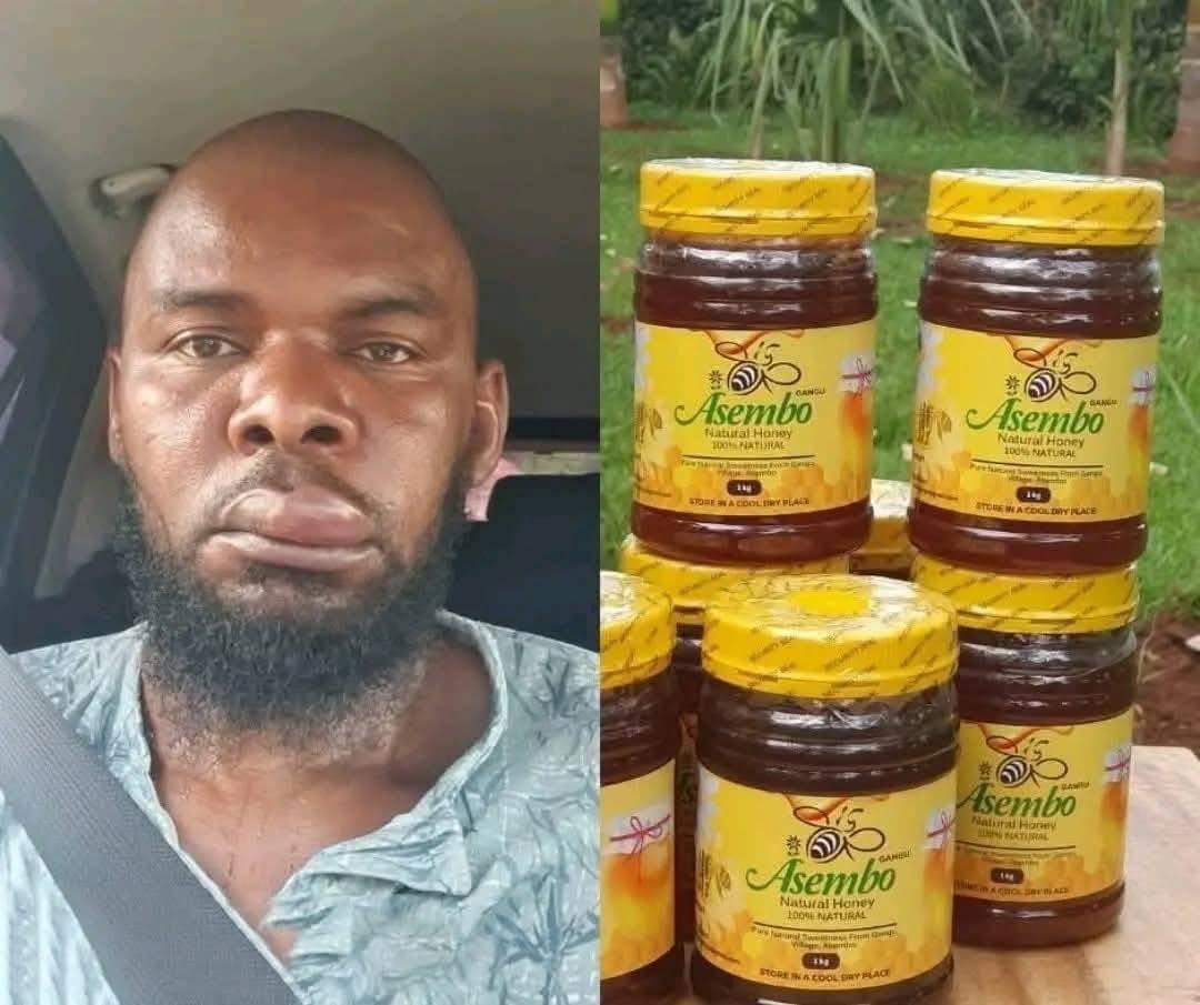 最近，肯尼亚一个蜂蜜销售商在互联网上掀起了波澜，这归功于他一种独特而又滑稽的营销